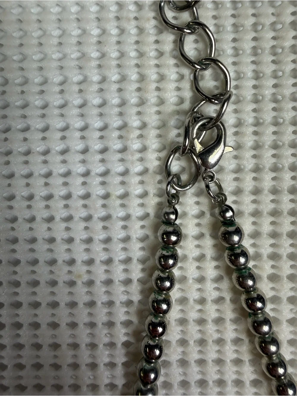 Faux Turquoise Teardrop Bold Statement Necklace - Aztec, Native American,